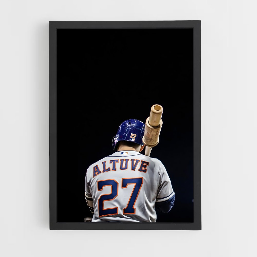 Poster Jose de altuve – affiche Baseball (vue 2)